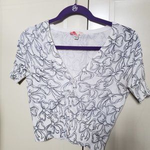 Short-sleeve Forever 21 cardigan